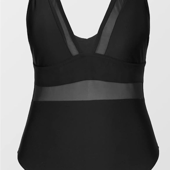 🆕 CUPSHE BLACK BATHING SUIT (1X) - Picture 4 of 9